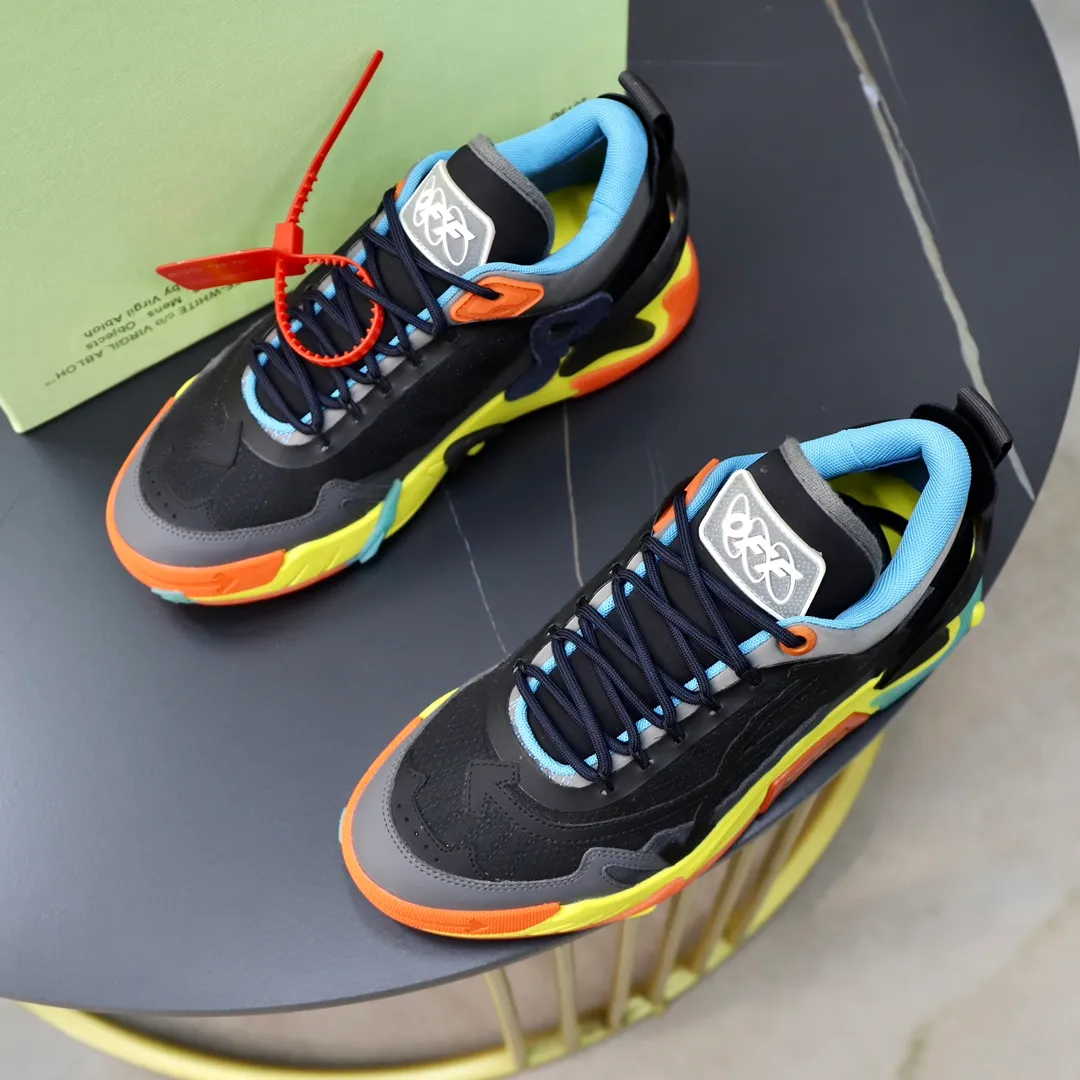 Men's shoes: 330💶[off-white]👫 Original one-to-one replica, high-end quality🥳The latest model has not been listed on the official website yet, the top version. Fabric: Imported open-edge beaded laminated leather Lining: Imported breathable mesh Outsole: Original foam soft, light and wear-resistant Imported TPU combination sole Male 38-44 (customized at 45)